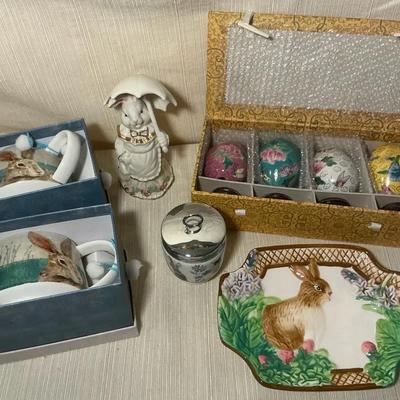 Smithsonian Cloisonne Eggs & More Easter Decor