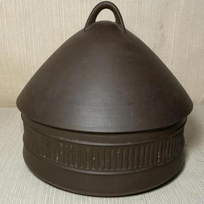 Mid-Century Dansk Quistgaard Fluted Flamestone Beehive Casserole