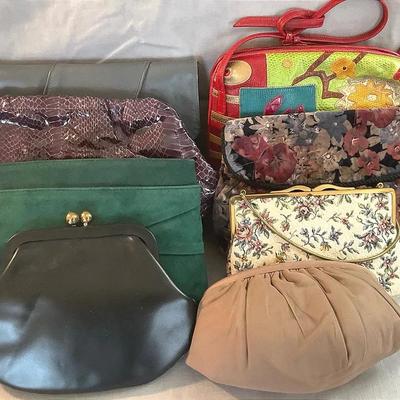 Vintage Variety Clutch Purses And More