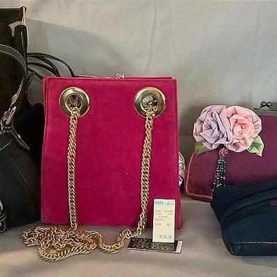 Suede And Leather Handbags