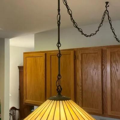 Stained Glass Hanging Lamp