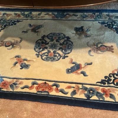 Chen Chu Chinese Wool Rug 3'5.5" x 5'7.5"