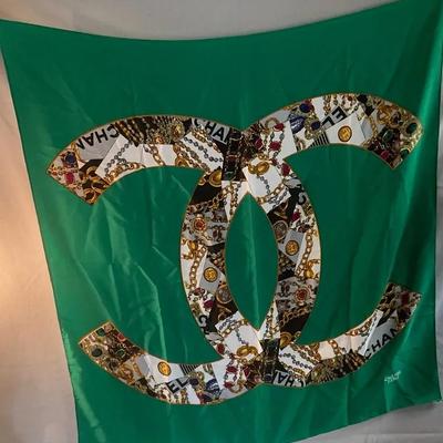 Chanel 100% Silk Scarf