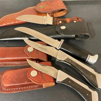 Buck Knife,Sharp And Arapaho 