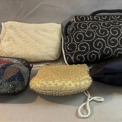 Embellished “Diamond” Gold Bling Purses