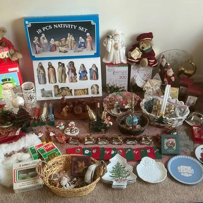 Christmas Lot incl. Wedgwood, Lenox, Gorham, & More