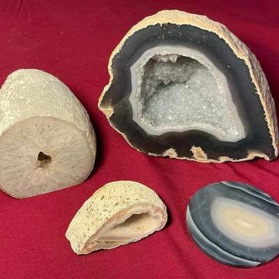 Agate & Quartz Geodes & Slices