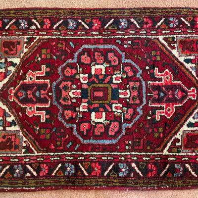 Irania Wool Red Oriental Rug 2'6.5" x 3'7"