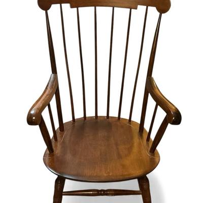 Nichols & Stone Wooden Rocking Chair 