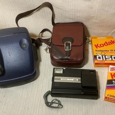 Polaroid & Kodak Tele Disc w/ Film