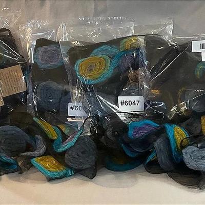 Fleurs Natural Silk Scarves (5 Scarves)