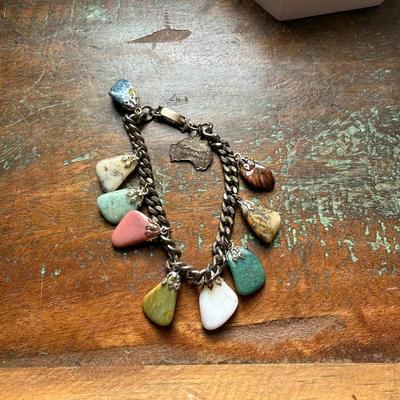 Stone Charm Bracelet From Australia 