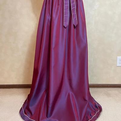 Victor Costa for Neiman Marcus Vintage Plum Evening Skirt
