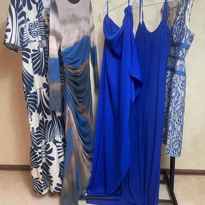 A Beautiful Lady in Blue