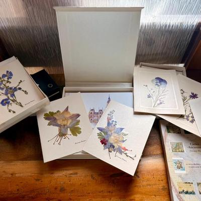 Letters Home: Stationary Set With Mont Blanc Inscribed Pen