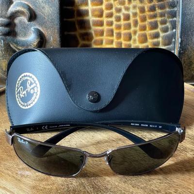 Ray Ban Silver & Black Sunglasses