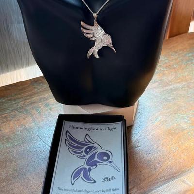 Bill Helin Hummingbird Necklace: Made In Canada