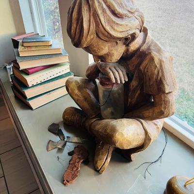  Sculpture of Boy with Fireflies 