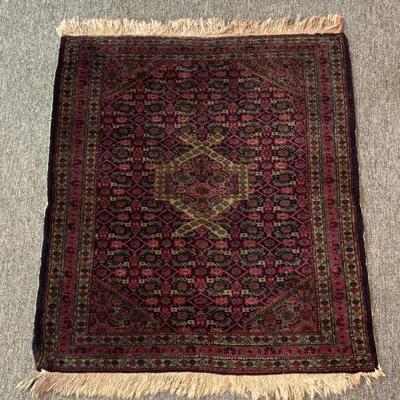 Antique fine Persian Bidjar hand woven rug,