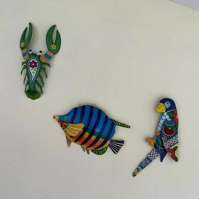 Colorful Tropical Metal Creatures 