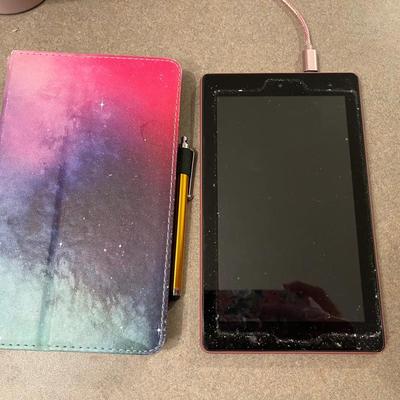 Purple Amazon Fire 7 Tablet