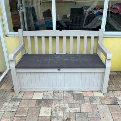 Outdoor Storage Bench #1