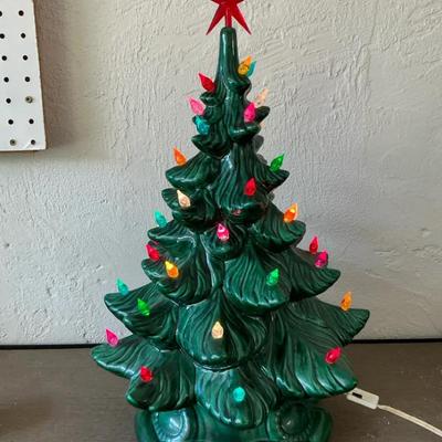 Green Ceramic Christmas Tree