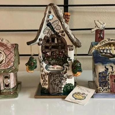  Blue Sky Porcelain Houses 