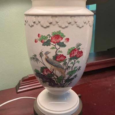 Chinoisserie Pheasant Lamp Pair