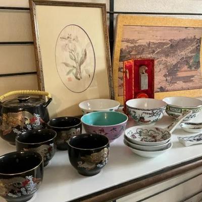 Asian Art, Dinningware And More