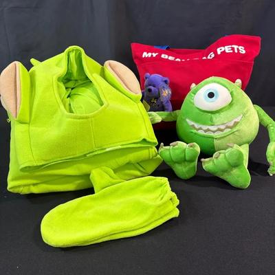 BJ1061 Teletubbies Costume And Stuffed Animals!