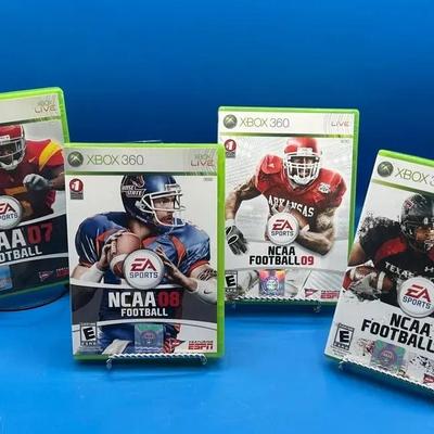 BJ1035 XBOX360 LIVE NCAA Football 2007 - 2010