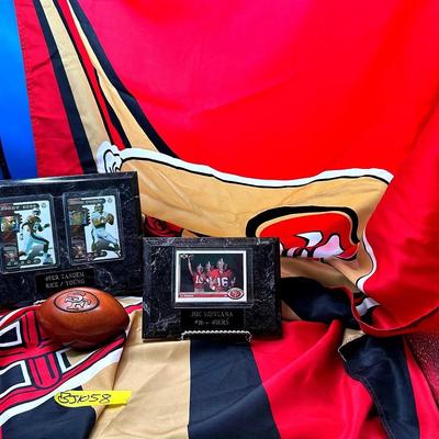 BJ1058 SF 49ers Montana, Rice & Young