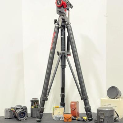 BI024 Pentax Camera, Tripod And Additional Lenses 