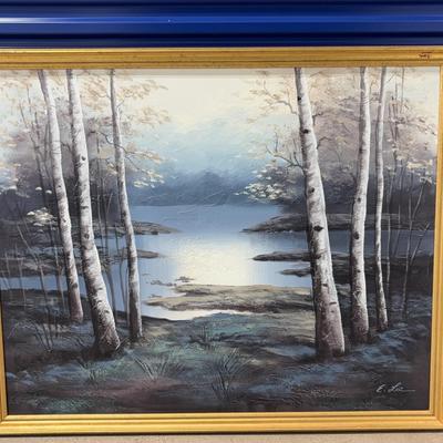 BI066 Autographed Moon Lake  By Windsor Art 
