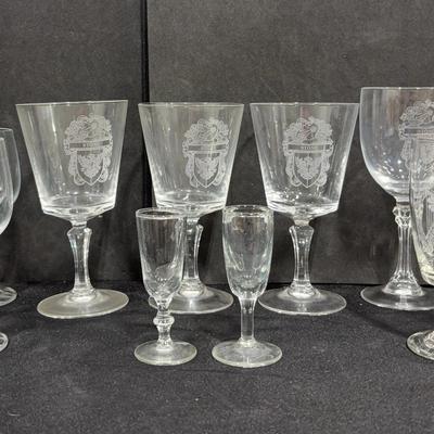 BI054 Irish Coffee And Wine Glasses 