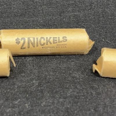 BI009BE 3 Rolls Of Nickels 