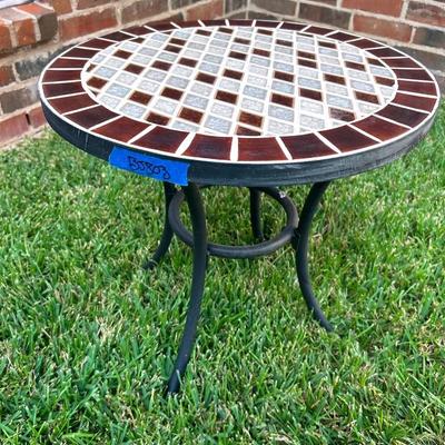BJ303 Mosaic Outdoor Mini Tile Table 