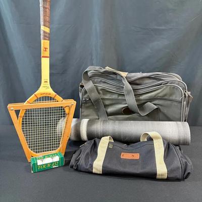 BJ1056 Vintage Wilson Jack Kramer Autograph Tennis Racket And More! 