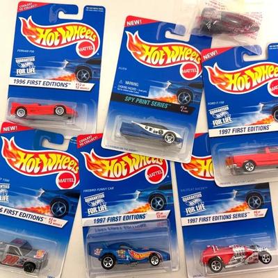 “Hot Wheels” ‘96 -’97 First Editions, Spy Print Series and More