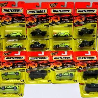 "Matchbox" Ferrari Testarossa #78 and Weasel Tank #77 