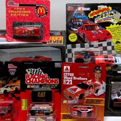 Vintage NASCAR Miniature Race Car Collection 