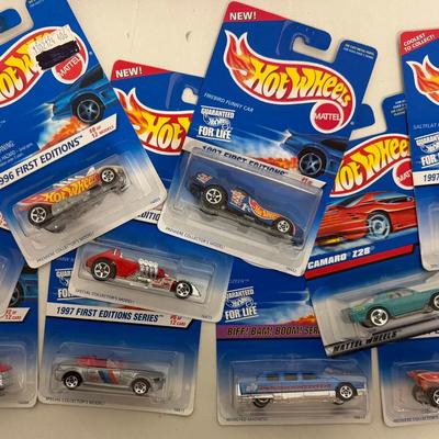 Hot Wheels” ‘96 -’97 First Editions, Camaro and More