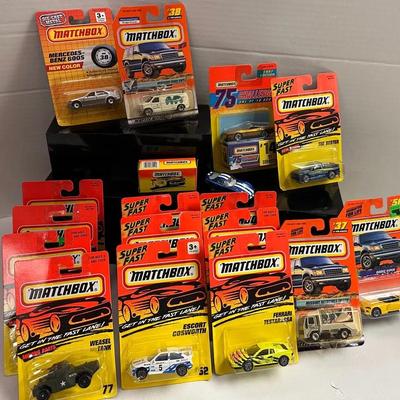 "Matchbox" Die-Cast Car Collection “Ford Escort Cosworth” “Benz 600SEL”