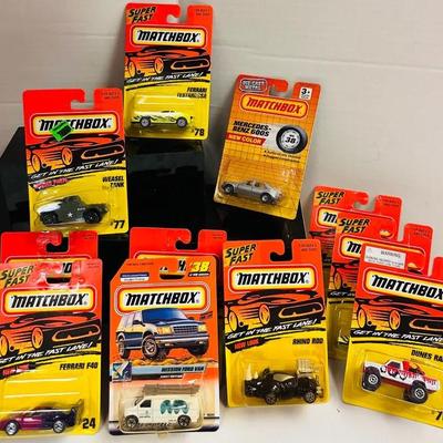 Vintage 90s “Matchbox" Super Fast Ferrari F40, Mercedes 600SEL Collection
