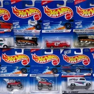 1996 and 1998 First Edition "Hot Wheels" Collection 