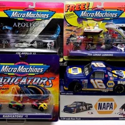 Miniature Mayhem: Vintage Micro Machines and NAPA Race Truck Collection