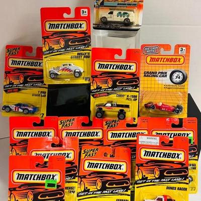 Vintage "Matchbox" Car Collection 80s/90s Super Fast Series