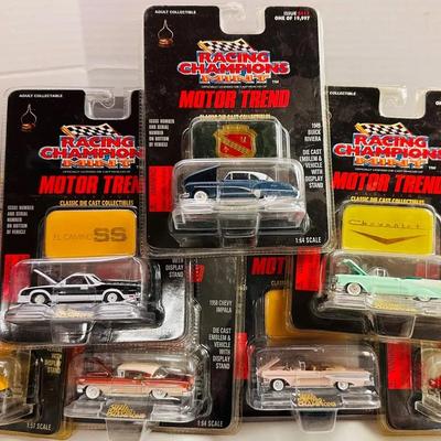 "Racing Champions" Mint Motor Trend Die-Cast Lot Limited Edition Issues