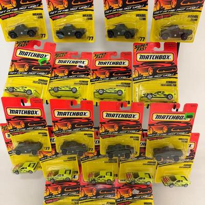 “Matchbox” Weasel Tank and Ferrari Testarossa Collection